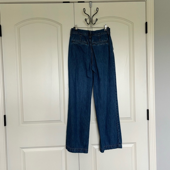 Madewell Wide Leg Trouser Jeans - Picture 2 of 6